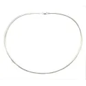 chaîne en argent semi rigide le top du top.-bijouxbijoux.ch