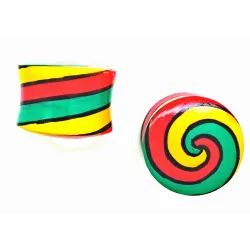 Rasta 1,8 x 1,4 cm / 016 - PLB