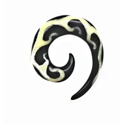 2,2 cm Weisse Spirale / 002 - PLCi01