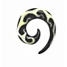 2,2 cm Spirale Blanche / 002 - PLCi01