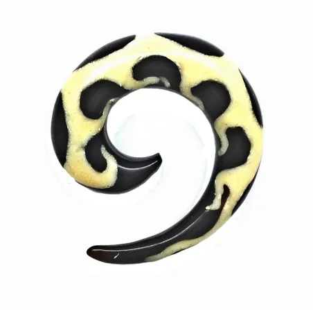 3 cm Spirale Blanche / 003 - PLCi01