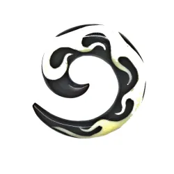 3,5 cm Spirale Blanche / 004 - PLCi01