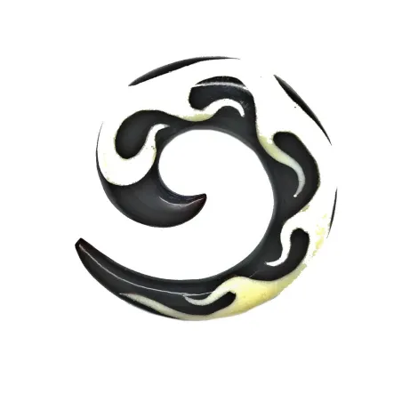 3,5 cm Spirale Blanche / 004 - PLCi01