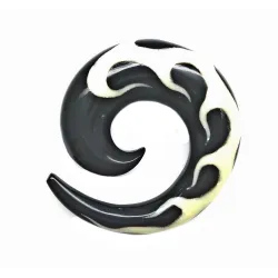 4 cm Spirale Blanche / 005 - PLCi01