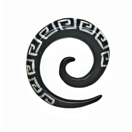 3 cm Spirale Blanche / 014 - PLCi01