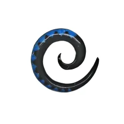 2 cm Spirale Bleu / 016 - PLCi01