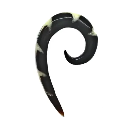 3 cm Spirale Blanche / 018 - PLCi01