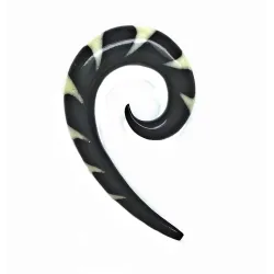 3,5 cm Spirale Blanche / 019 - PLCi01