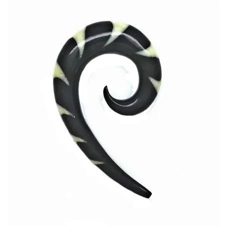 3,5 cm Spirale Blanche / 019 - PLCi01