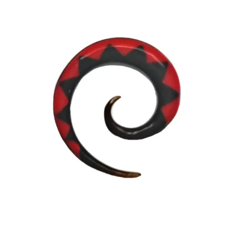 2 cm Spirale Rouge / 021 - PLCi01