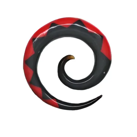 3,5 cm Spirale Rouge / 022 - PLCi01