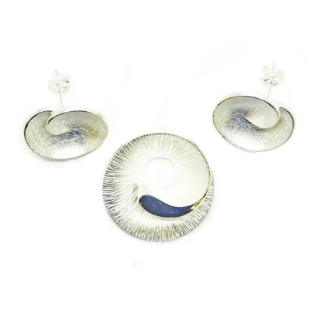 set de bijoux en argent 925 massif,soit une paire de boucle d'oreilles et un pendentif pour §1219 frs .-bijouxbijoux.ch