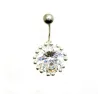 piercing de nombril en forme d'étoile de cristal tout simplement magnifique.- bijouxbijoux.ch
