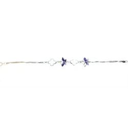 bracelet en argent 925 avec deux papillons pour 69 francs .-bijouxbijoux.ch