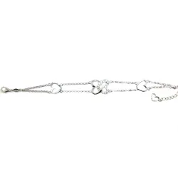 bracelet en argent 925 avec de nombreux coeurs est à vous pour 109 francs .-bijouxbijoux.ch