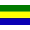 drapeau de Gabon.- bijouxbijoux.ch