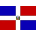 Drapeau de le République Dominicaine.- bijouxbijoux.ch