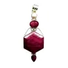 pendentif argent massif avec rubis birman