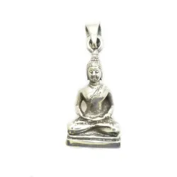 pendentif en argent de bouddha .-bijouxbijoux.ch