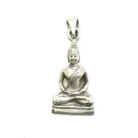 pendentif en argent de bouddha .-bijouxbijoux.ch