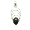 pendentif en argent avec pierre