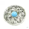 clip d'oreilles argentées et bleus pour 9 francs.-bijouxbijoux.ch