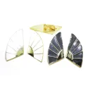 clips d'oreilles noire ou blanche 19 francs la paire.-bijouxbijoux.ch