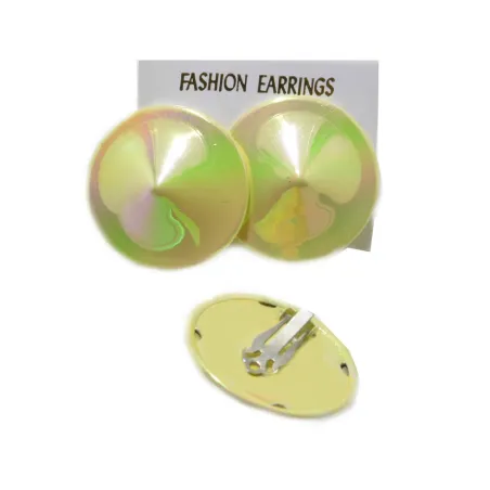boucles d'oreilles clips en forme bouton .-bijouxbijoux.ch