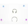 piercing acier 316 et bioplast