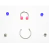 piercing acier 316 et bioplast