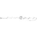 bracelet argent avec des feuilles pour 109 francs .-bijouxbijoux.ch