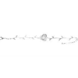 bracelet argent avec des feuilles pour 109 francs .-bijouxbijoux.ch