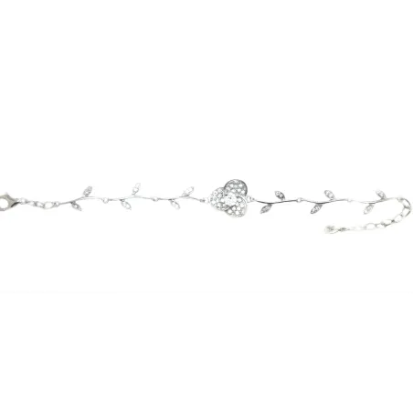 bracelet argent avec des feuilles pour 109 francs .-bijouxbijoux.ch