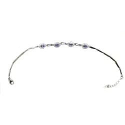 bracelet en argent massif très très beau avec de nombreux strass .-bijouxbijoux.ch