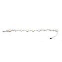 bracelet en argent monté avec de très nombreuses perles et strass ,159 frs .-bijouxbijoux.ch