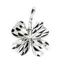 pendentif en argent porte bonheur trèfles à 4 feuilles pour 29 frs .-bijouxbijoux.ch