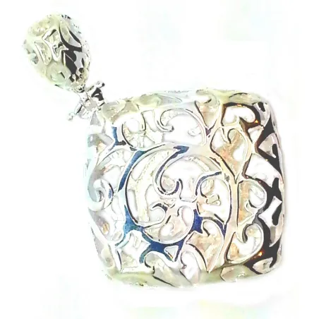 pendentif en argent 925 massif et en relief .-bijouxbijoux.ch