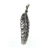 pendentif en argent,massif "feuille" .-bijouxbijoux.ch