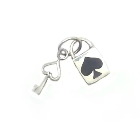 pendentif en argent massif " la clé du coeur " pour 29 francs .-bijouxbijoux.ch