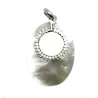 pendentif de collier en argent avec de la nacre blanche pour 89 francs .-bijouxbijoux.ch