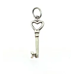 pendentif en argent "petite clé des coeurs" 29 francs .-bijouxbijoux.ch