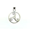 pendentif en argent massif " triskel" pour 29 francs .-bijouxbijoux.ch 