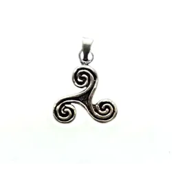 pendentif en argent 925 massif le triskel fera votre bonheur seulement 29 frs.-bijouxbijoux.ch