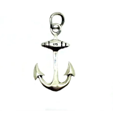 pendentif en argent "ancre marine" 29 francs .-bijouxbijoux.ch
