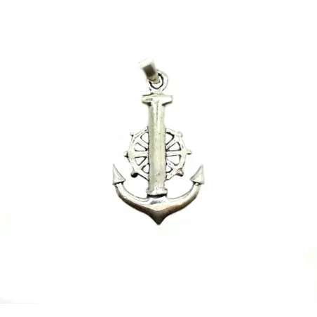 pendentif en argent ancre marine pour 29 francs .-bijouxbijoux.ch