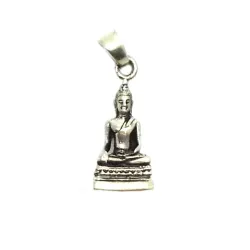 pendentif en argent en forme de petit Bouddha pour 29 francs .-bijouxbijoux.ch