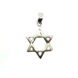 pendentif en argent de la croix de David pour 29 francs .-bijouxbijoux.ch