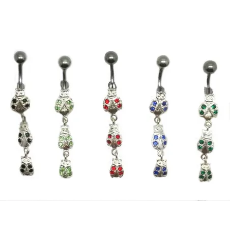 piercing de nombril coccinelle- bijouxbijoux.ch