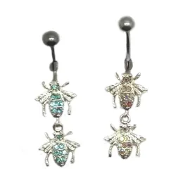 Brrr-Bauchnabelpiercing mit Spinnen bijouxbijoux.ch-wenn Sie es wagen?