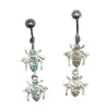 Brrr-Bauchnabelpiercing mit Spinnen bijouxbijoux.ch-wenn Sie es wagen?